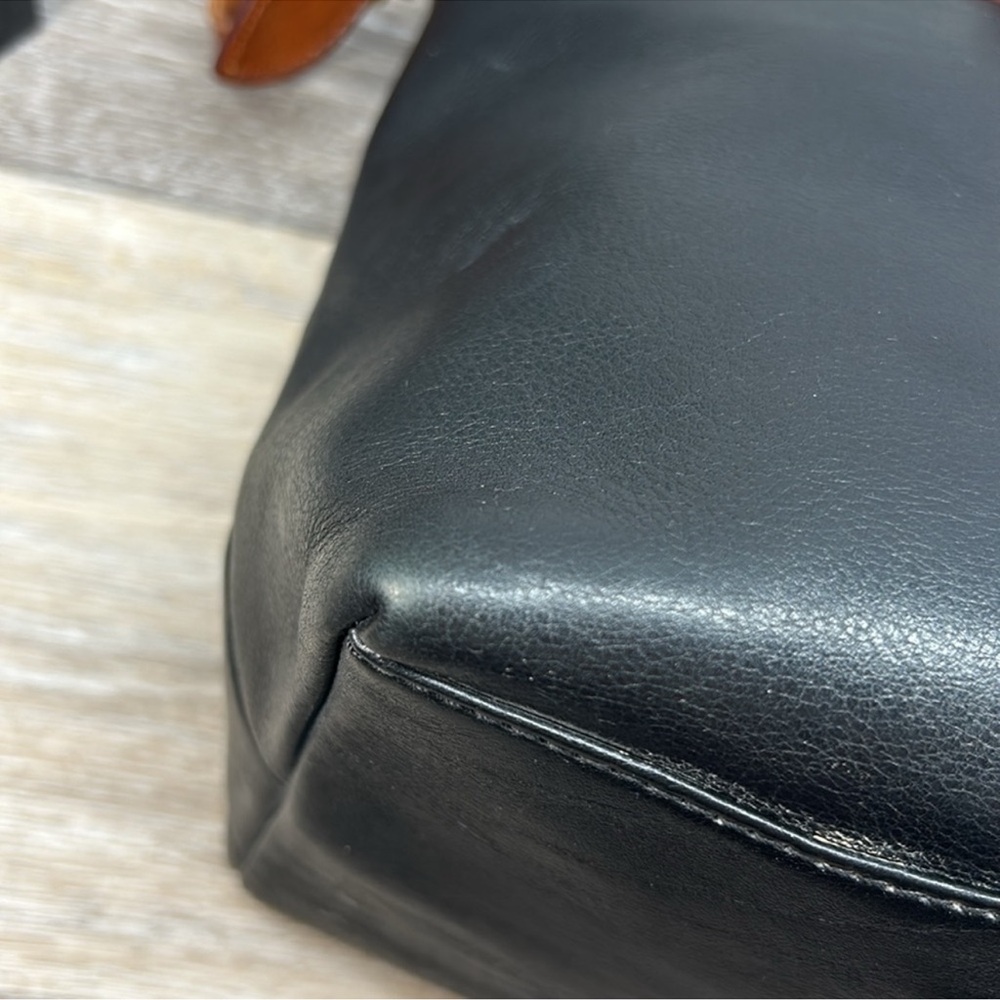 Dooney and Bourke Genuine Florentine Vacchetta Leather Satchel in GUC! - Picture 6 of 15